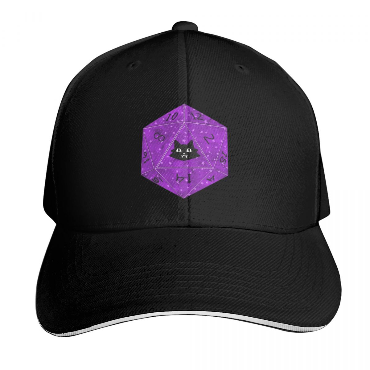 Streetwear Brand Cat - Бейсбольная кепка D20 Black Cat, брендовая