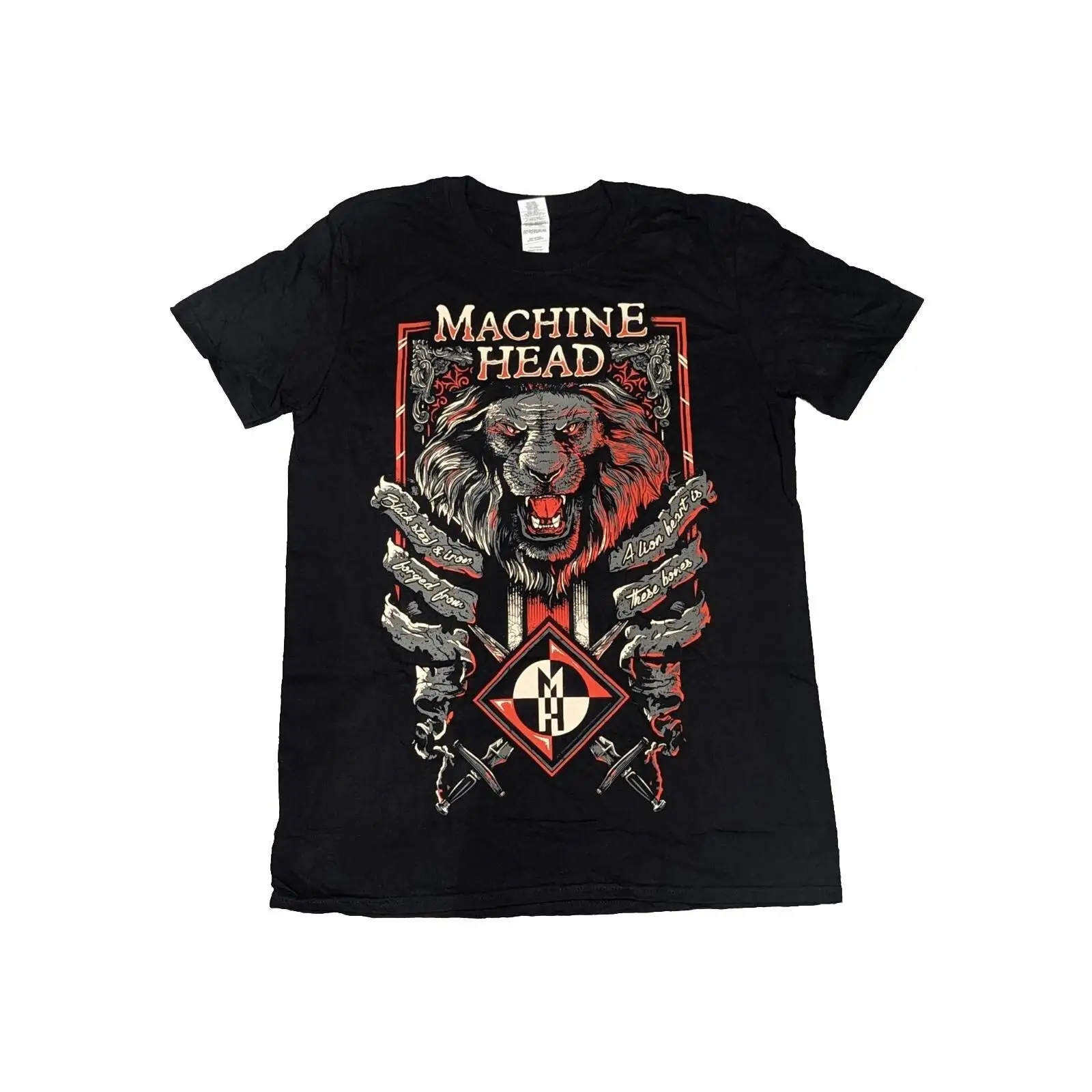 Streetwear Brand Heart - Футболка MACHINE HEAD Lion Heart, размер