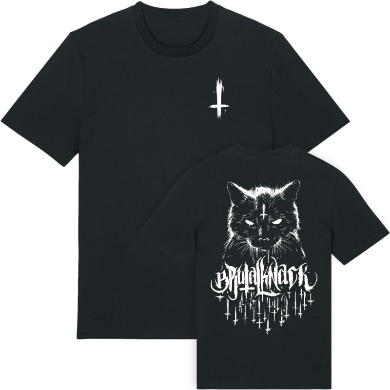Streetwear Brand Cat - Футболка с принтом «Кот из ада»