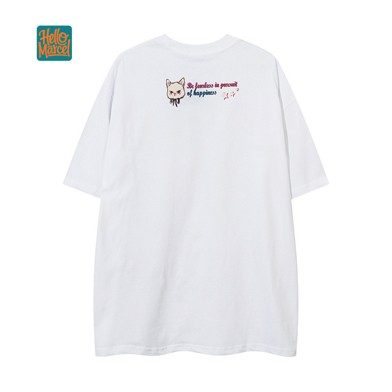HELLOMARCEL Футболка для девоч – обзор и цена Streetwear Brand Cat